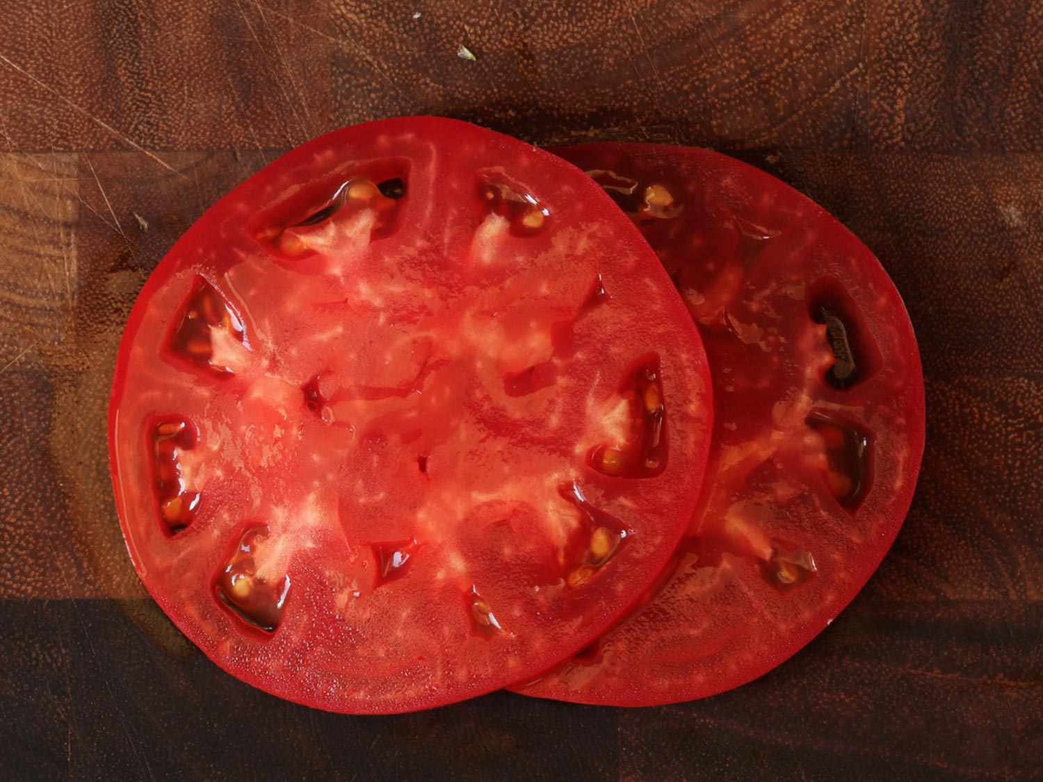 “升级版”番茄片，看起来更大更多汁。