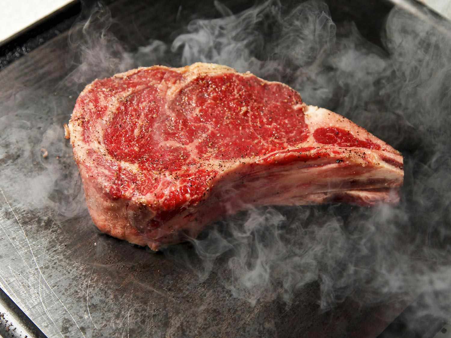 Steak on the baking steel griddle