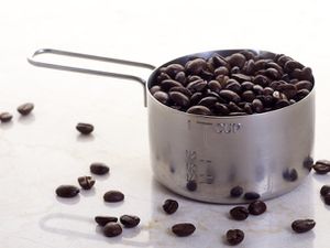 咖啡豆以杯为单位。
