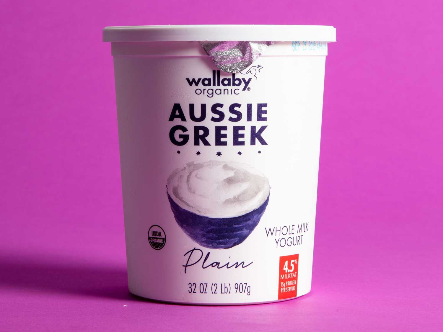 罐头里的小袋鼠澳洲全脂牛奶纯希腊酸奶