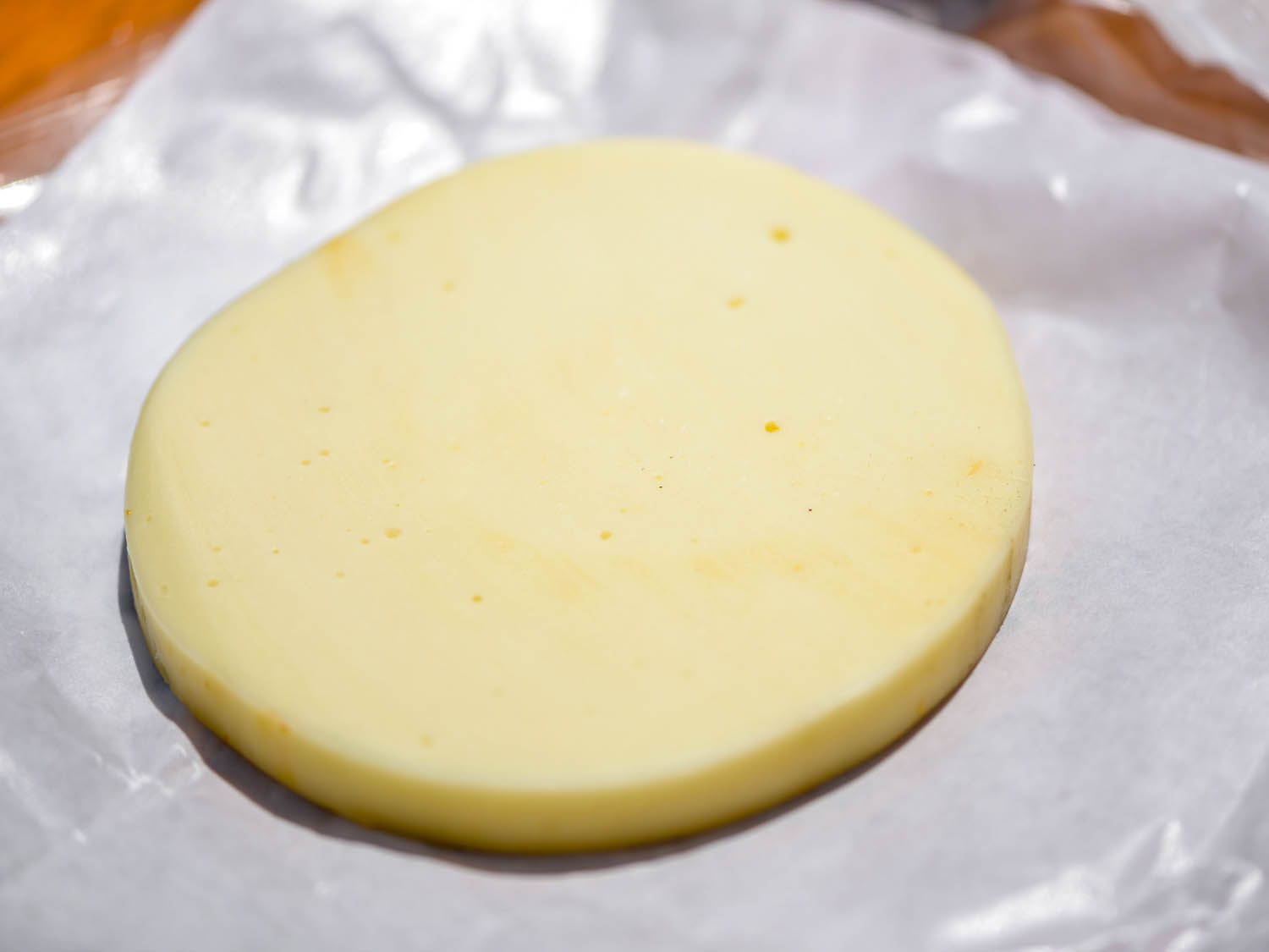 波萝伏洛干酪厚的圆片