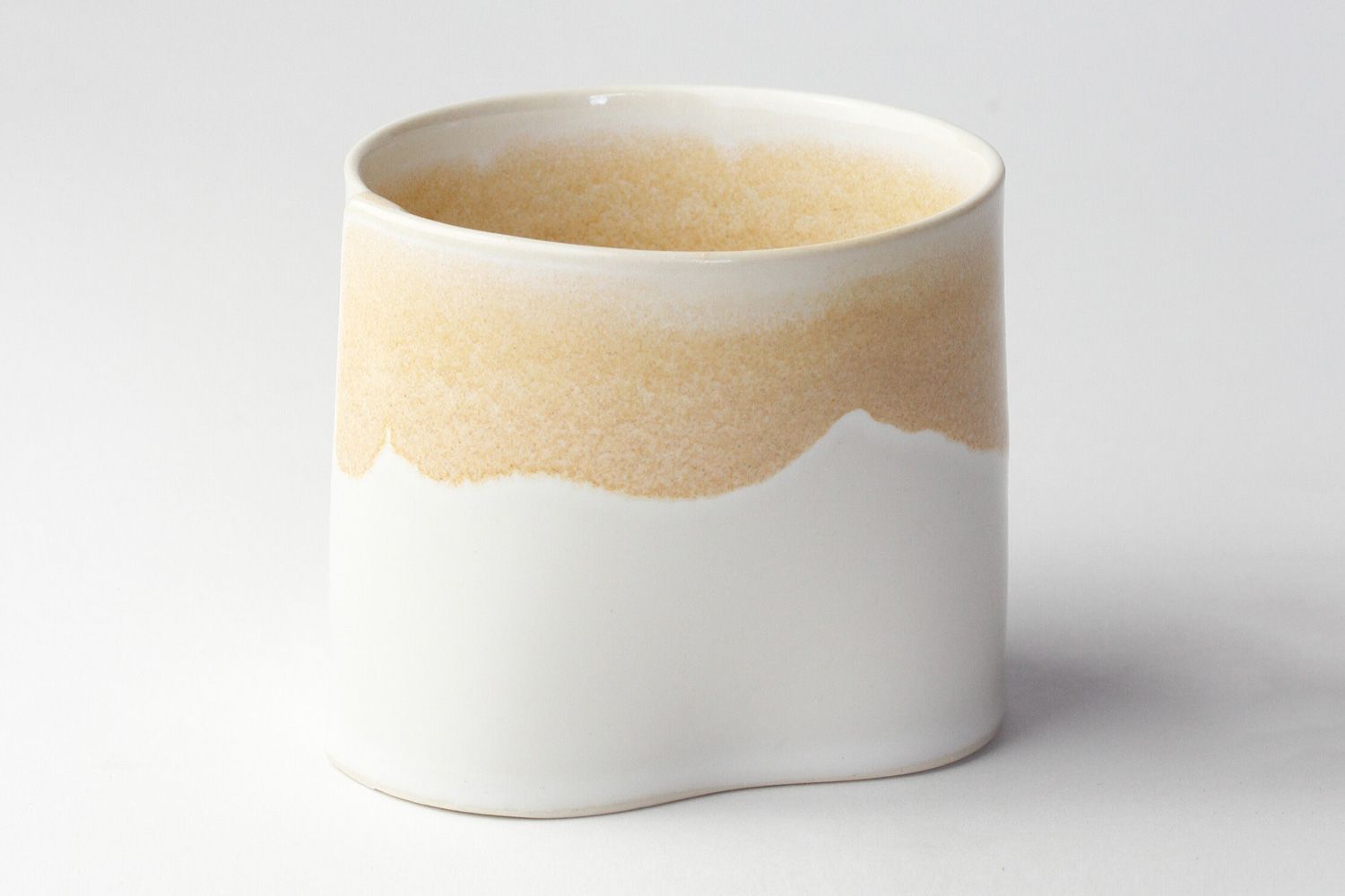Wilcoxson Brooklyn Ceramics 8oz Small Cup Leaf