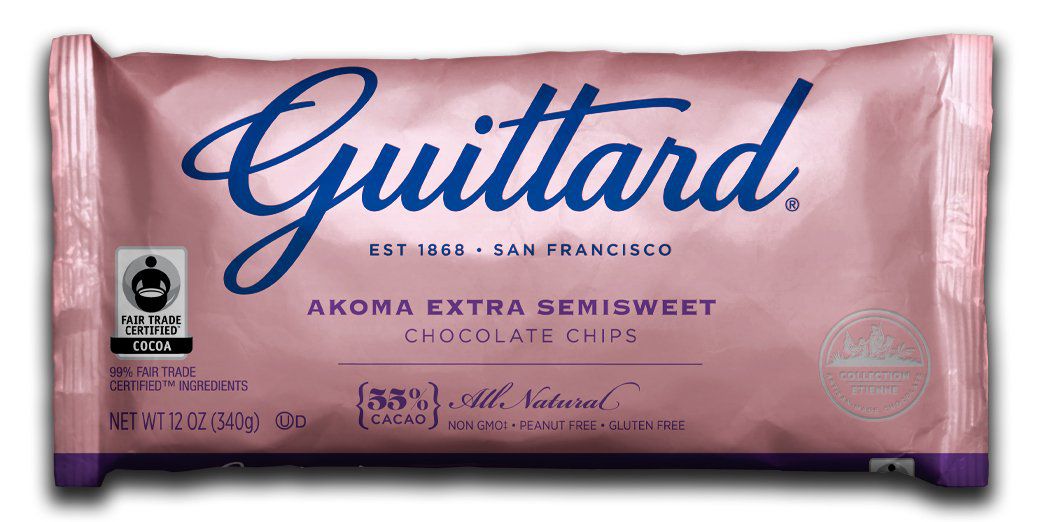 Guittard Akoma 12盎司额外的半甜的巧克力(12)