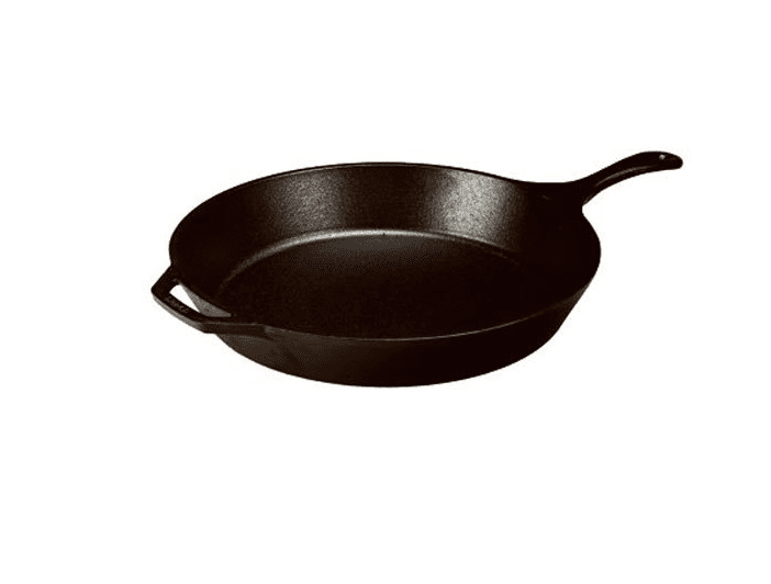 洛奇L8SK3铸铁煎锅,加佐料前,10.25英寸