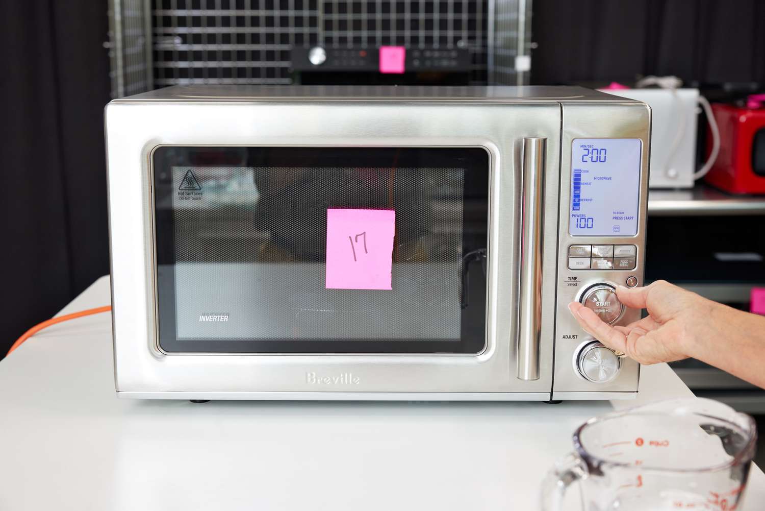 using the presets on a microwave oven