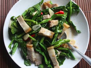 20121029 -我的泰国broccoli.jpg——猪肉