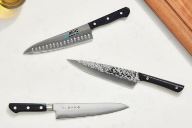 各种各样的日本厨师刀风格