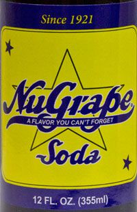 NuGrape汽水标签