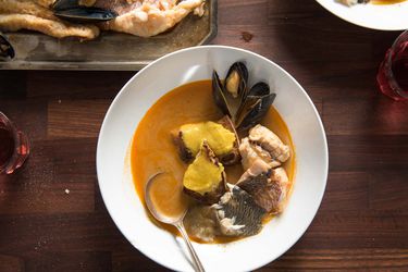 bouillabaisse French fish soup