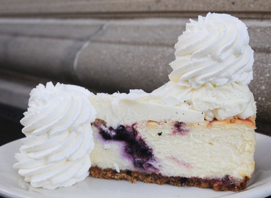 野生蓝莓白巧克力芝士蛋糕