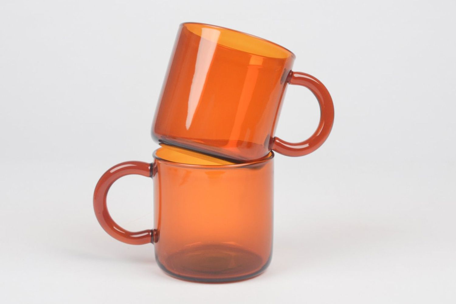 Manual 11oz Amber Glass Mug