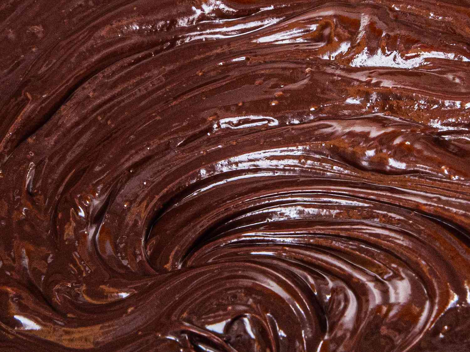 Close up of chocolate mixture