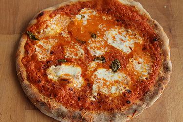 pizza with vodka sauce