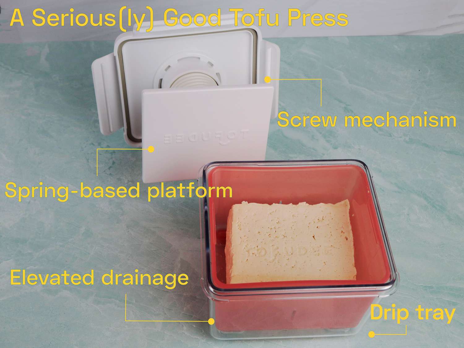 这张图展示了豆腐压榨机所有最好的方面