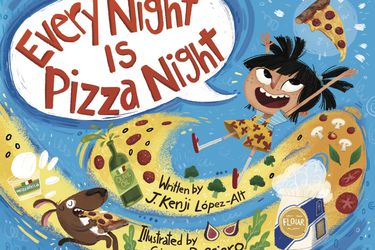 《每晚都是披萨之夜》的封面插图