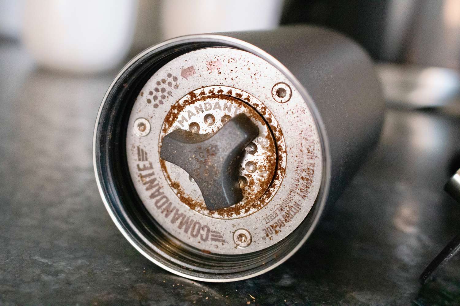 手持式咖啡研磨机的研磨调节杆