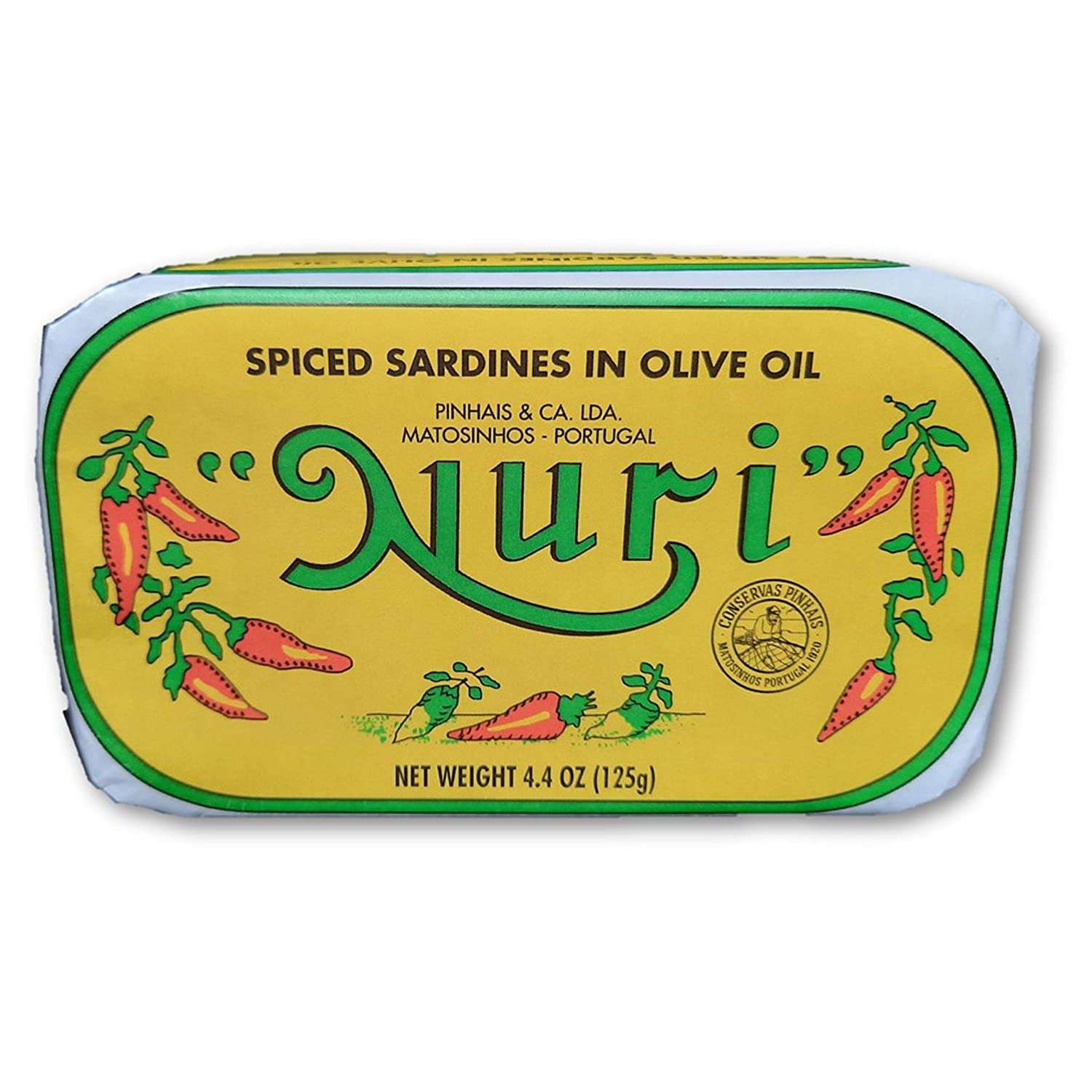 努里葡萄牙沙丁鱼加香料橄榄油