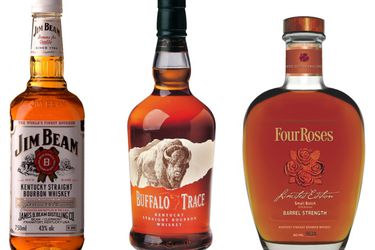 Jim Beam, Buffalo Trace和四玫瑰波旁威士忌