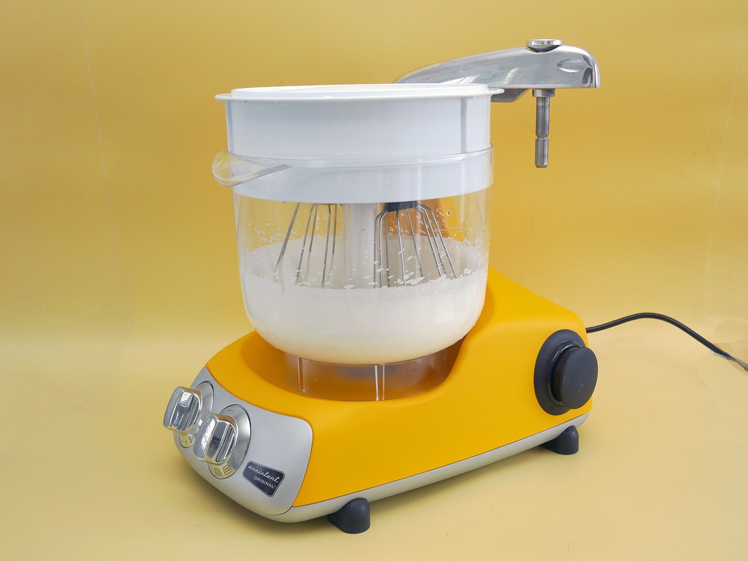 ankarsrum塑料碗和盖子,搅拌器附件用来制作奶油