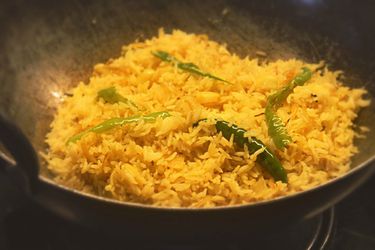 20120914 - fodni bhaat印度rice.jpg——油炸