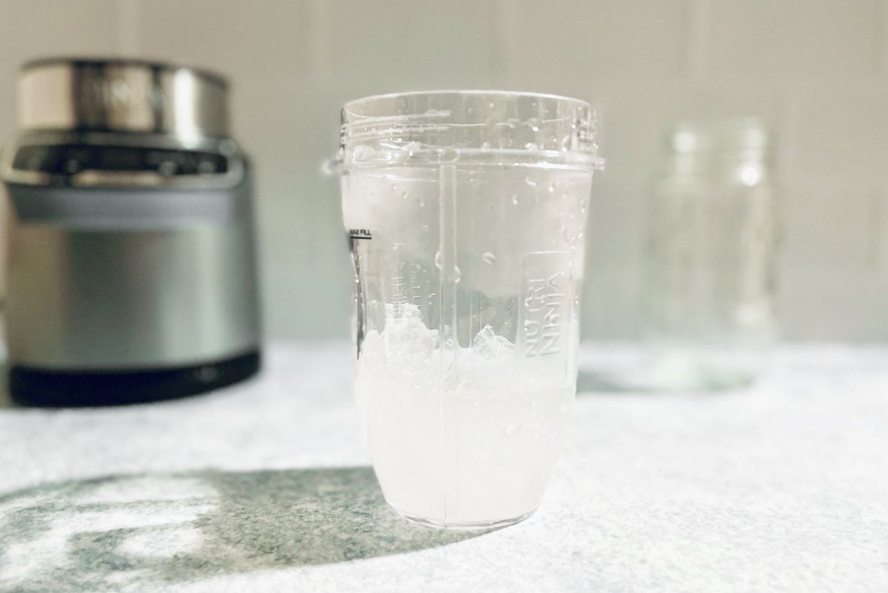搅拌机里面有碎冰的jar