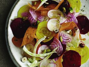 Raw Root Vegetable Salad