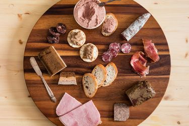 French charcuterie board